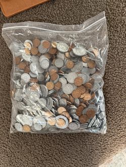 Bag of learning coins money