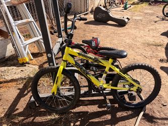 Yellow children’s Bike