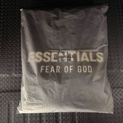 Essentials Black & White Hoodie FW24 Fear Of God M Medium
