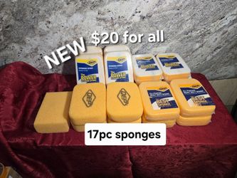 New 17 pc qep sponges only $20 for all