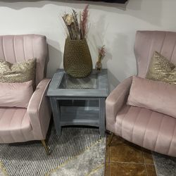 Pink furniture