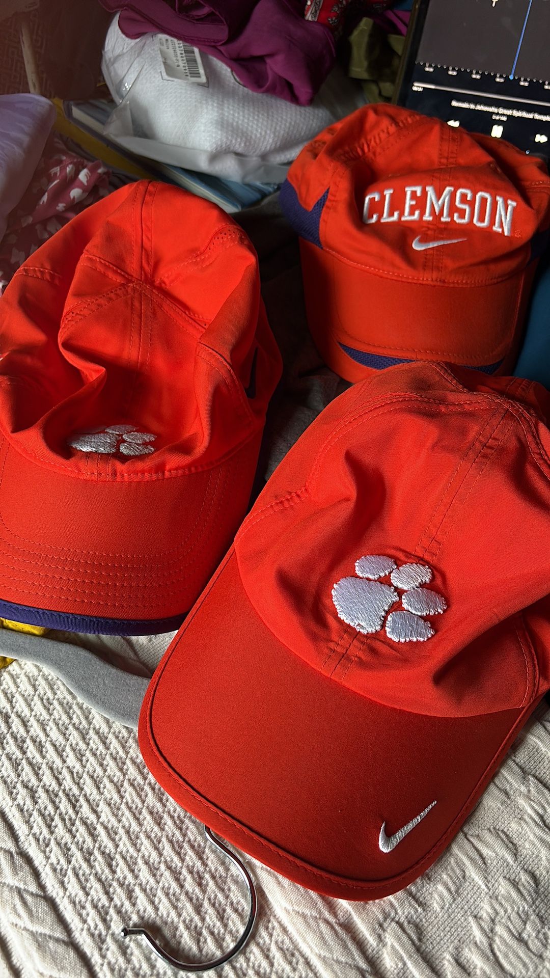Ball caps Clemson