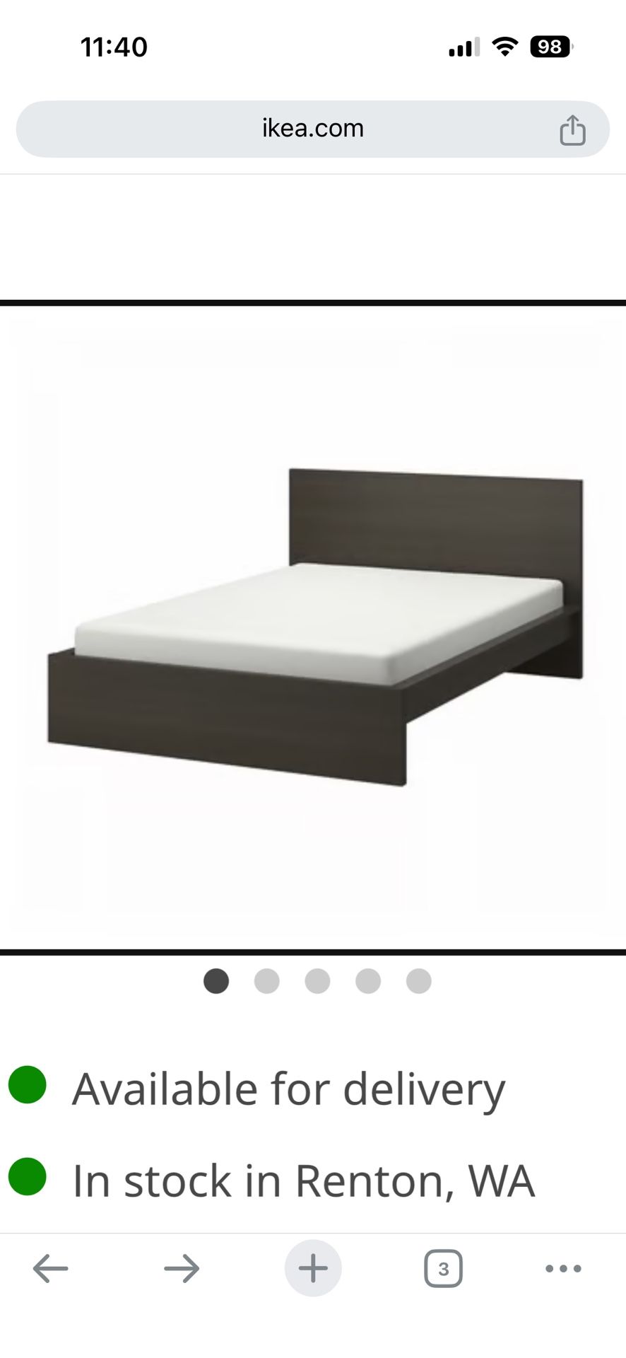 Ikea QUEEN Bed Frame
