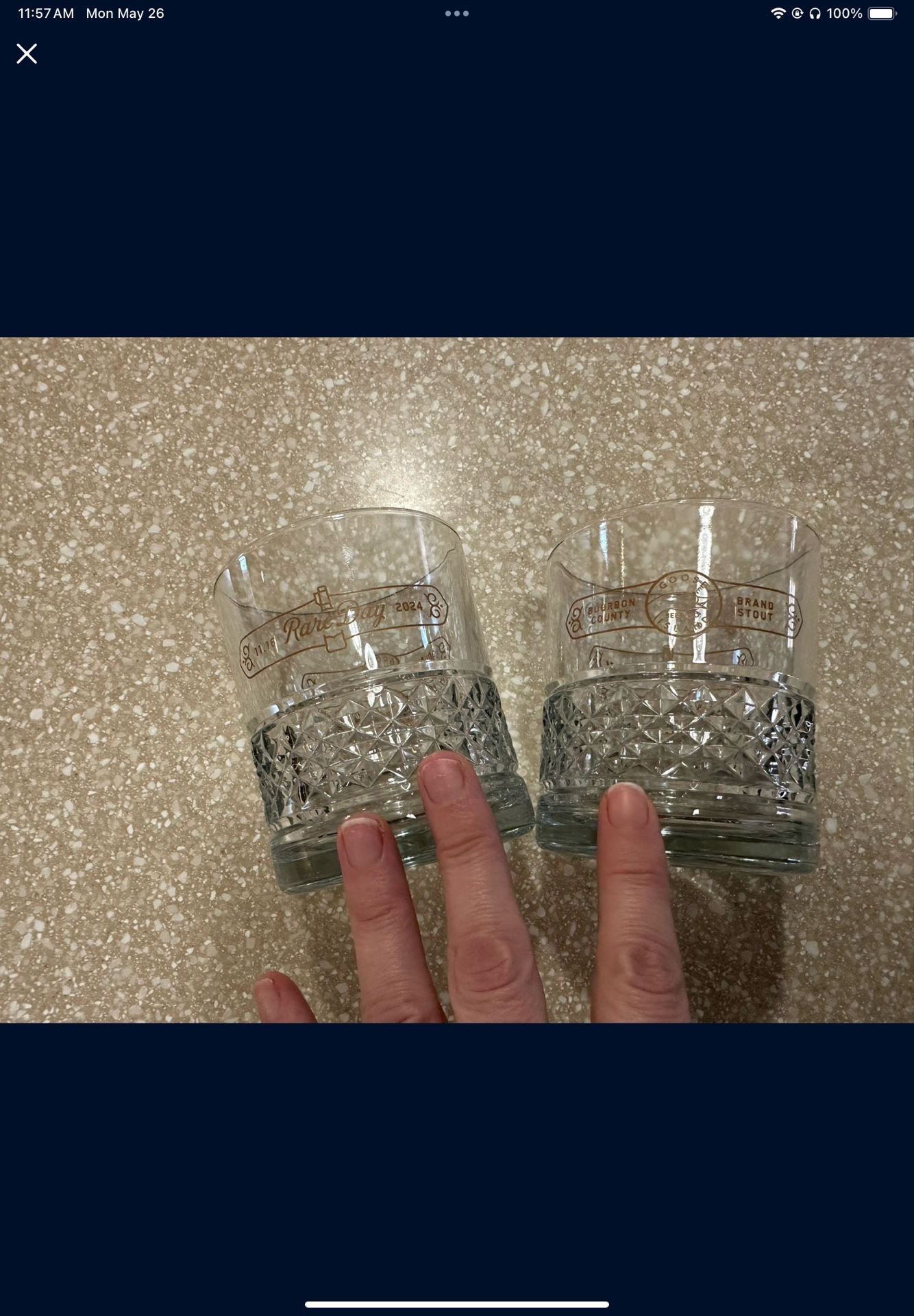 Bourbon County Rare Day Collectors Rocks Glasses 2024