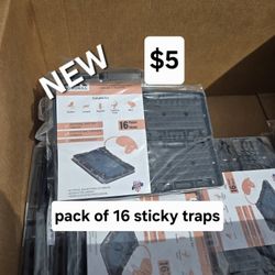 New Pack Of 16 Sticky Traps Only $5 