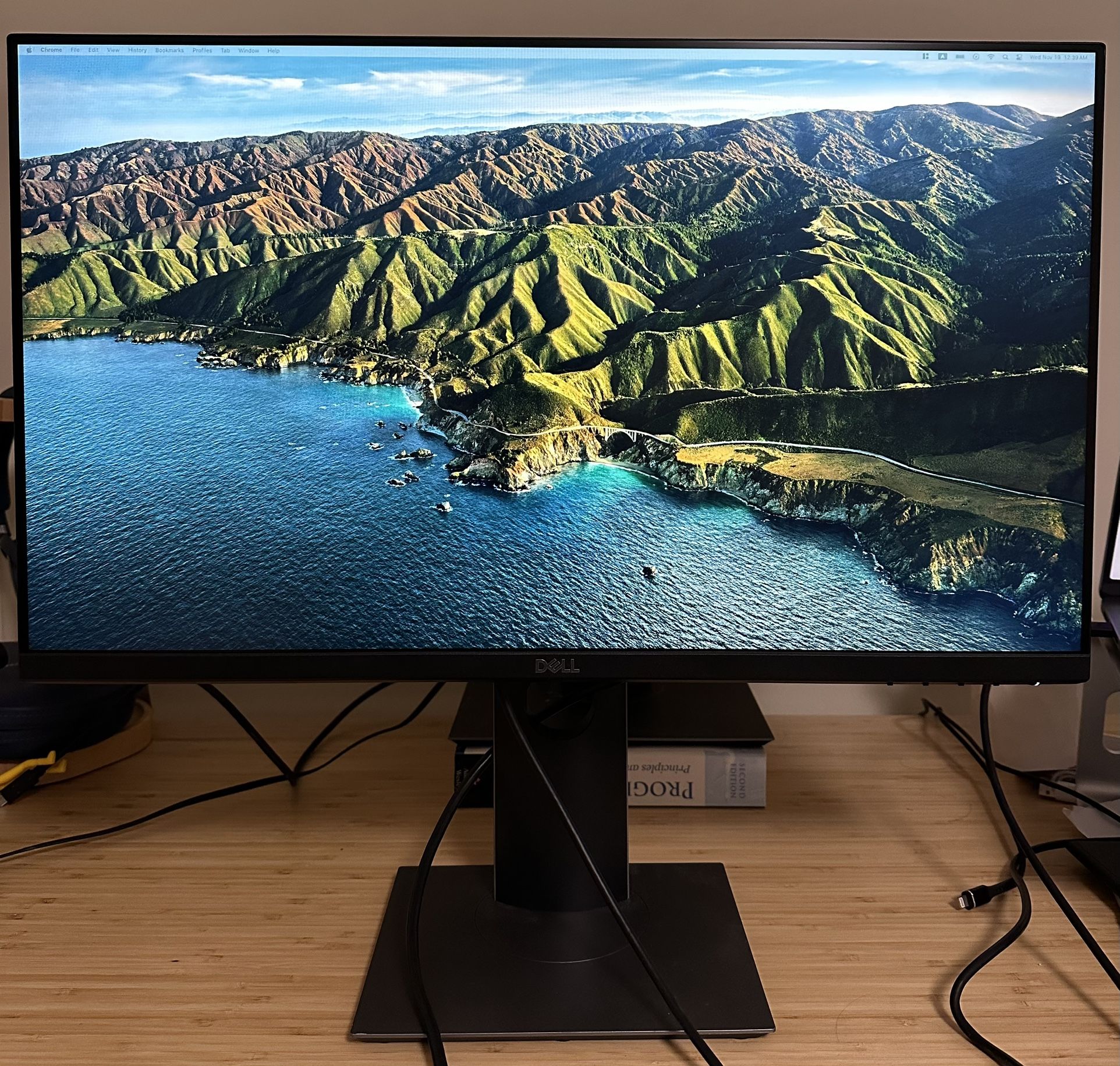 Dell 24" (P2421D) — QHD 1440p IPS — Ergonomic Stand