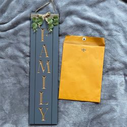Wooden family Sign