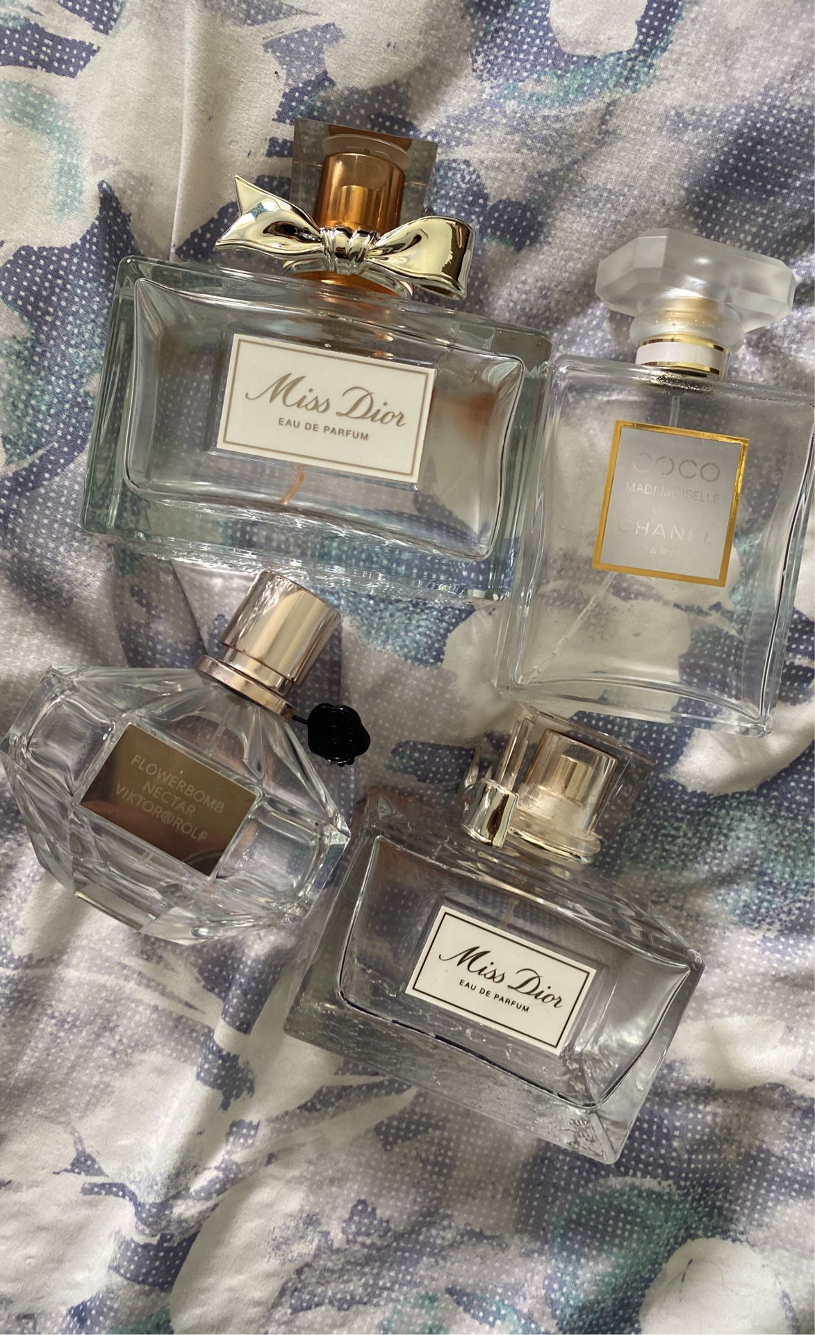 Empty Designer Perfume Bottles. (Original)