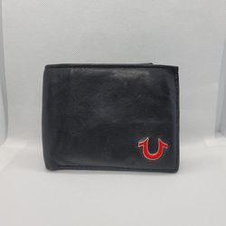 True Religion Genuine Leather Bi-fold Wallet