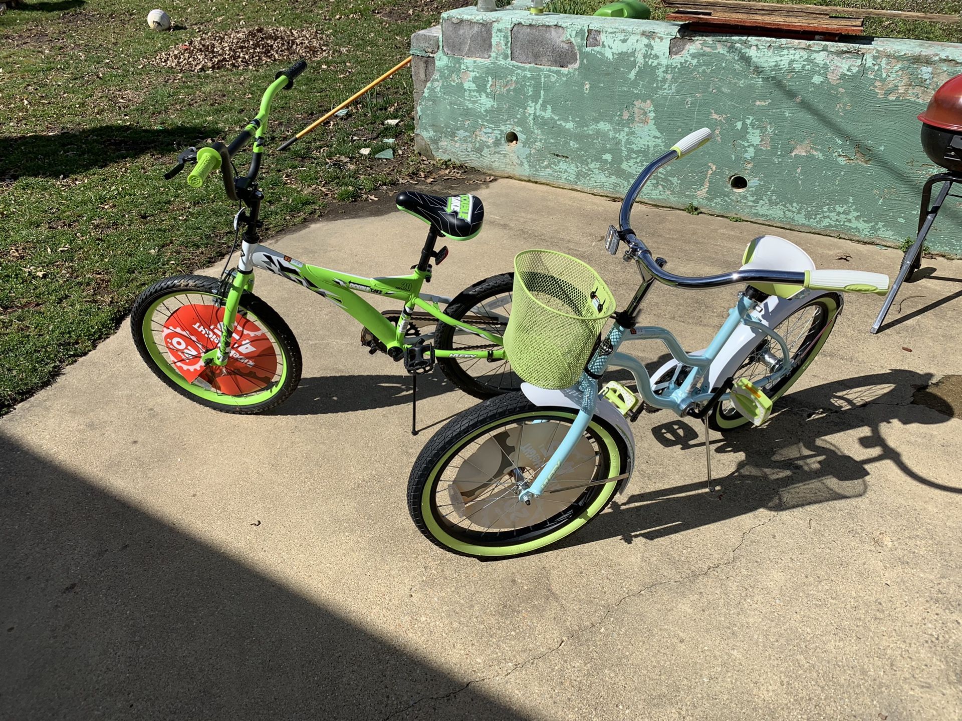 $40 each 2 Bikes 20” wheel size for girl and boy