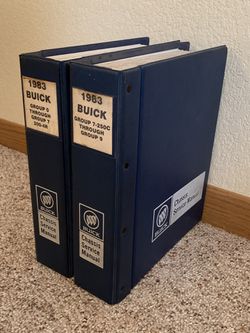 1983 Buick Service Manuals (2-book set)