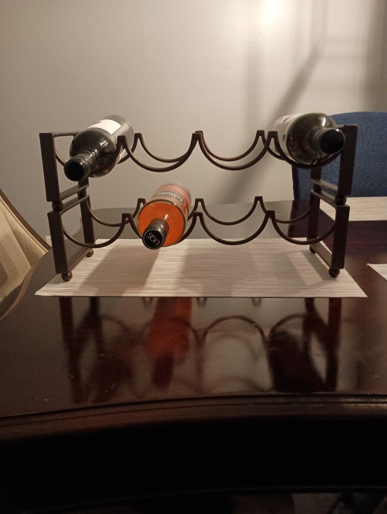 Set Of 2 Stackable Freestanding Wine Racks