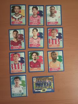 Panini FIFA World Cup Stickers blue parallel