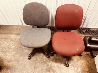 2 Rolling Office Chairs - $10 for Both - Pickup Today