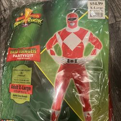 Costume Power Ranger Extra Large Adult