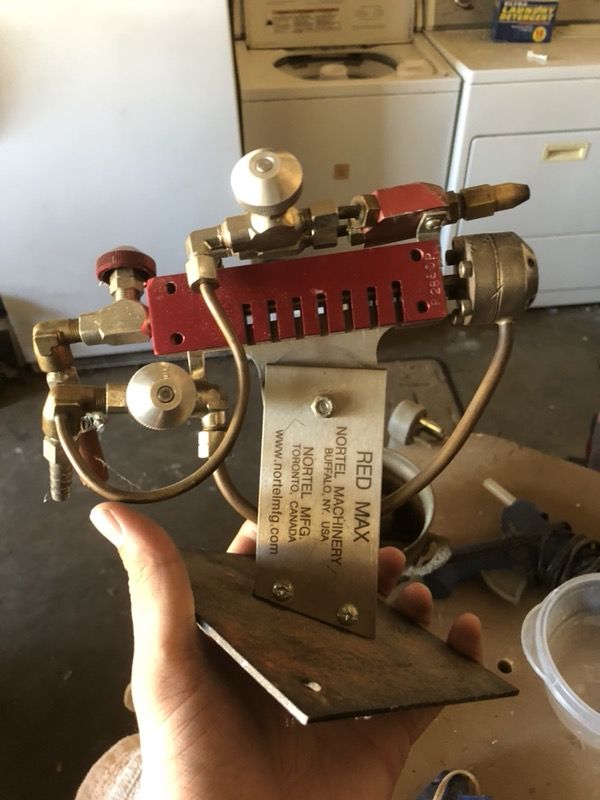Nortel Red Max over and under flameworking torch
