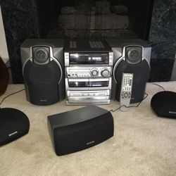 Aiwa Home Theater System with Speakers/Subs