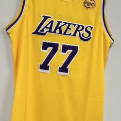 Luka Doncic Lakers Gold Men’s Jerseys