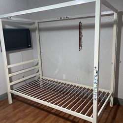Twin metal bed frame