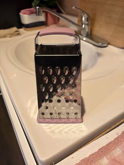 PINK CHEESE GRATER