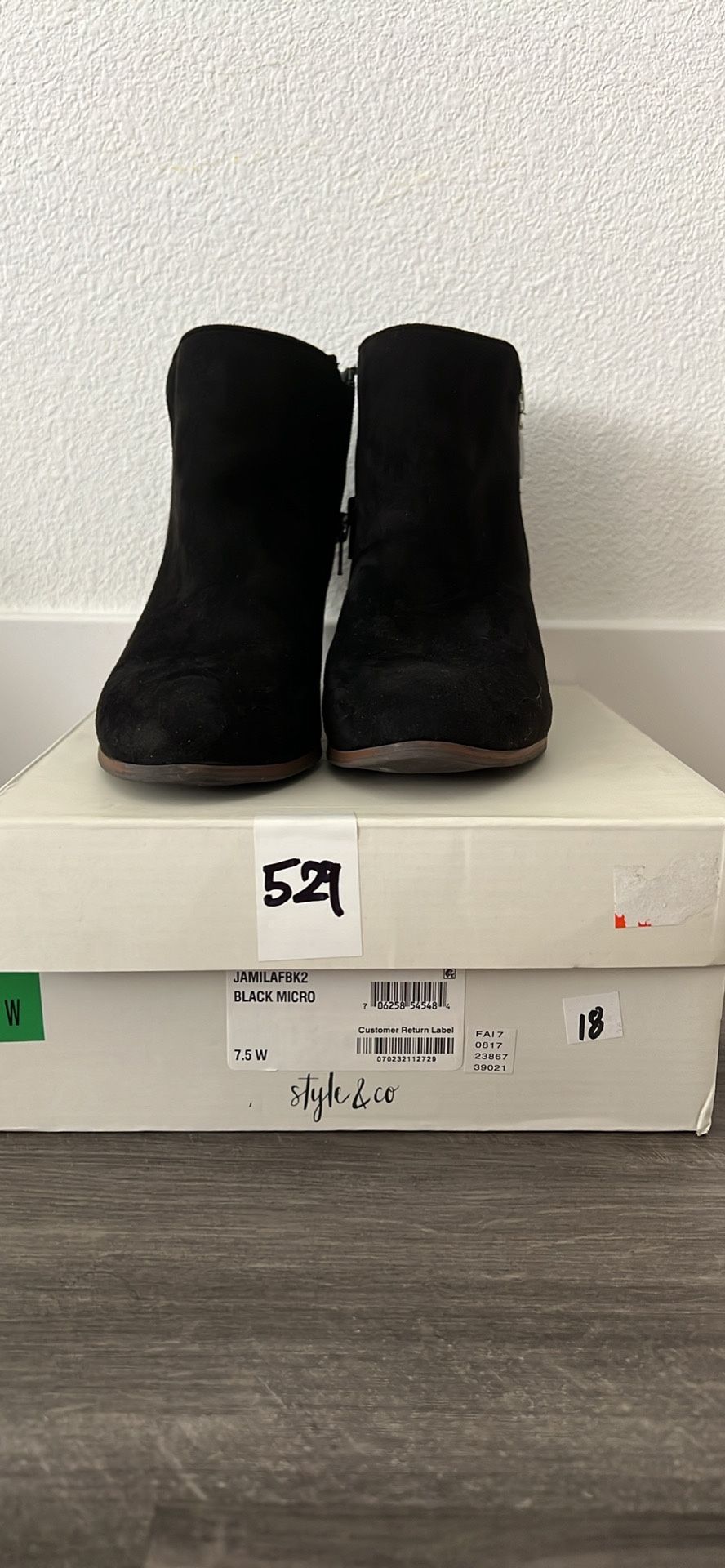 Black Heel Booties