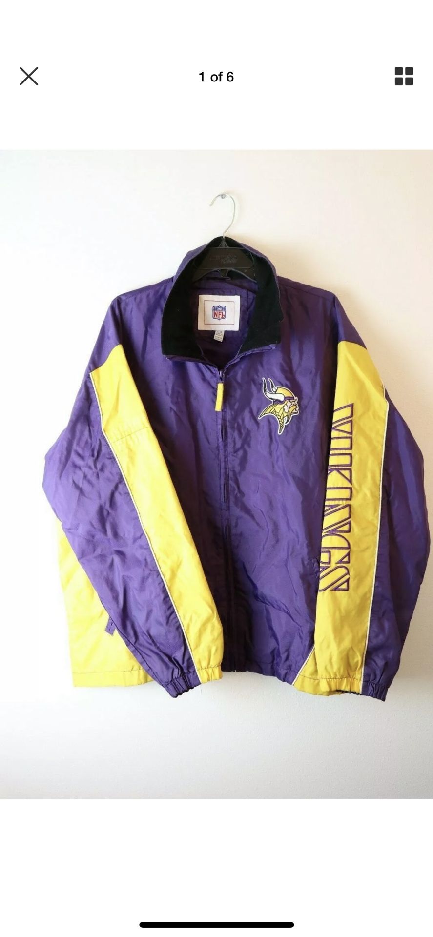 CHALK LINE Minnesota VIKINGS Jacket Men's Chalk Line Purple