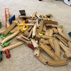 Wooden Trains, Track And Dtation