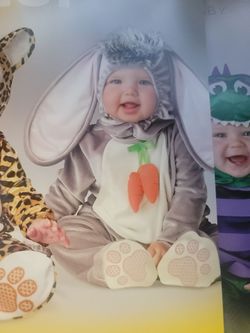 Infant rabbit, Halloween costume, 12/18 months.