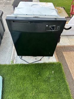 GE Black Dishwasher