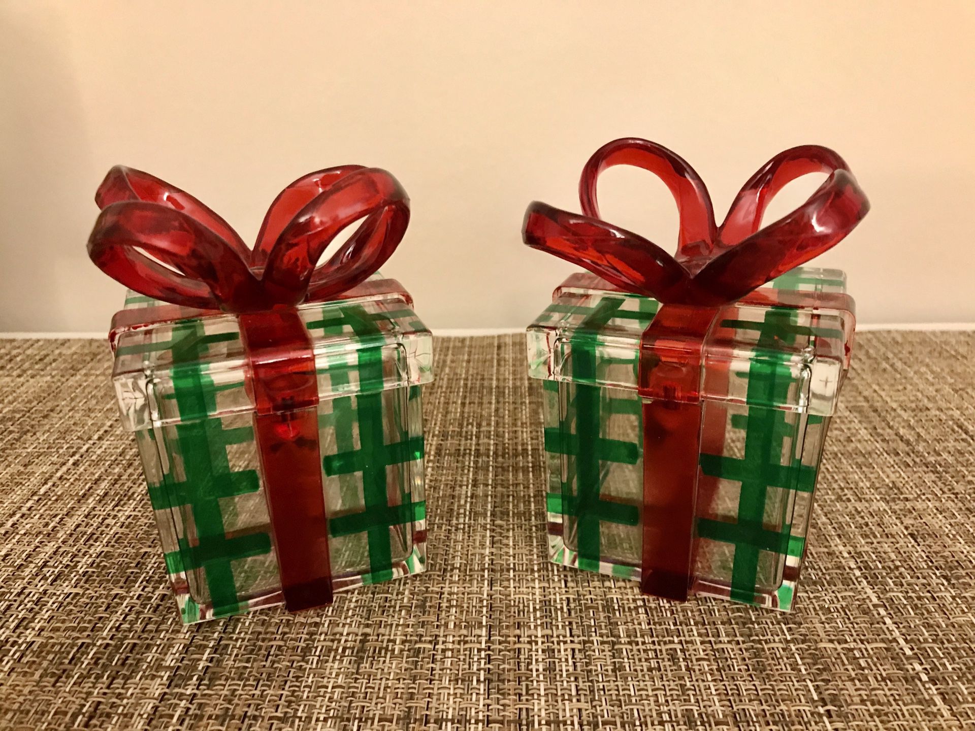 Holiday Lucite Boxes