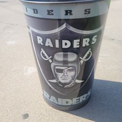 Oakland Raiders Trash Bin