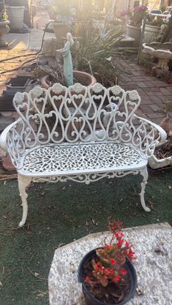 Iron benches