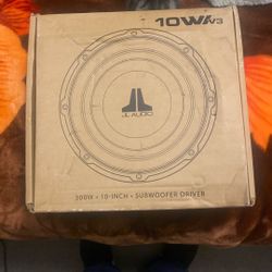 JL Audio 10W 1v3-2 Subwoofer Driver 