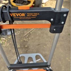 Folding Hand Truck, 309 lbs. Load Capacity, Aluminum Portable Cart, Convertible Hand Truck and Dolly