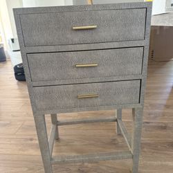 Snake Skin End Table 