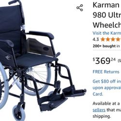 Karman Brand New Wheel Chair
