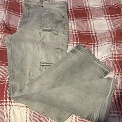 Grey ripped Jeans 