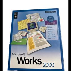 Microsoft Works 2000 - New Factory Sealed Box