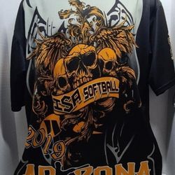 Nice Graphic Softball Shirt Size Lg 