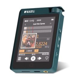RUIZU A55 64GB HiFi Lossless MP3 Player w/ Bluetooth 5.0, 2.8 in Touch Screen