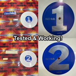 Bizz O.D. White Vinyl 12” Get Up / Go Buzz, Go 1995 Tested & Working SM:)E