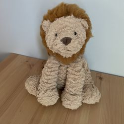 Jellycat Fuddlewuddle Lion Plush Toy Stuffed Animal Soft Brown Collectible 