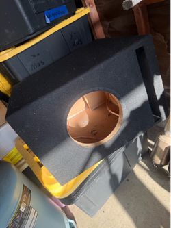 10w7 subwoofer with box and amp