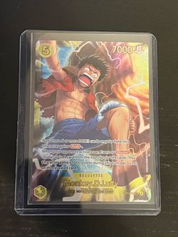 Monkey.D.Luffy OP15-119 Secret Rare Adventure on Kami's Island One Piece Foil NM