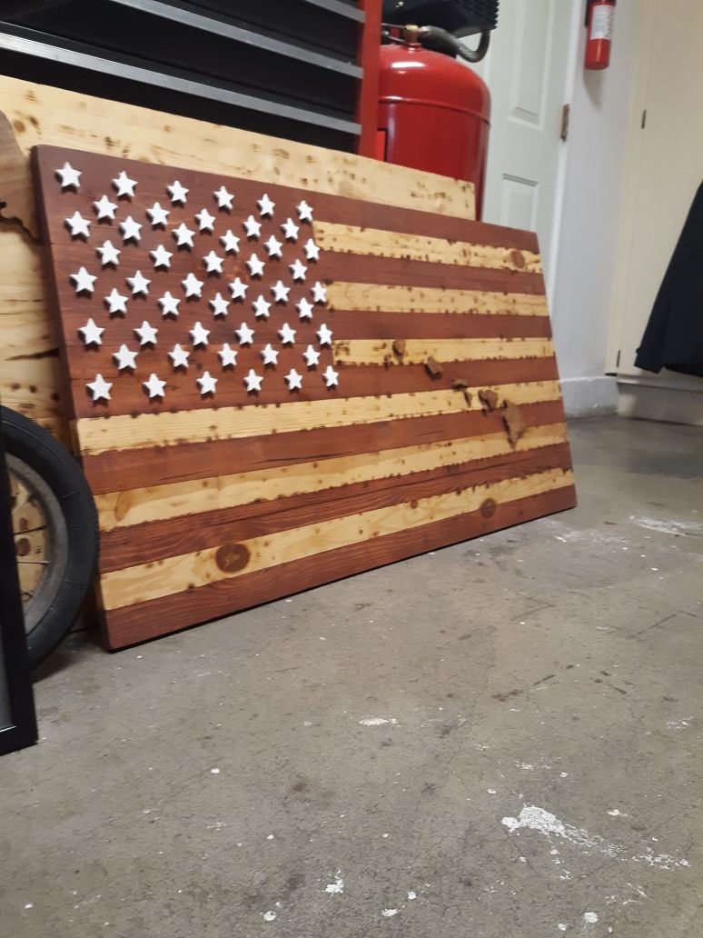 USA custom flag 23hx42w