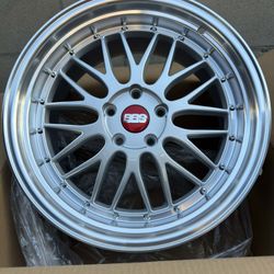 18x9.0 BRAND NEW BBS LM REPS. WHEELS/RIMS. VORS VR8. 5X114.3