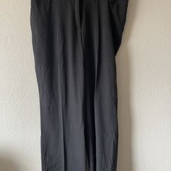 Sag Harbor, Women’s Black Stretchy PocketsStraight Leg Dress Pants, Plus Size 16