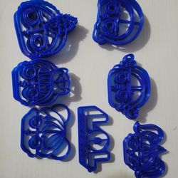 LOL Surprise Set of 7 Cookie/ Fondant Cutters 