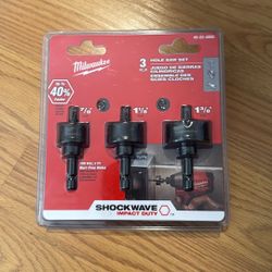 Milwaukee SHOCKWAVE Thin Wall Hole Saw High Speed Steel Kit (3-Piece