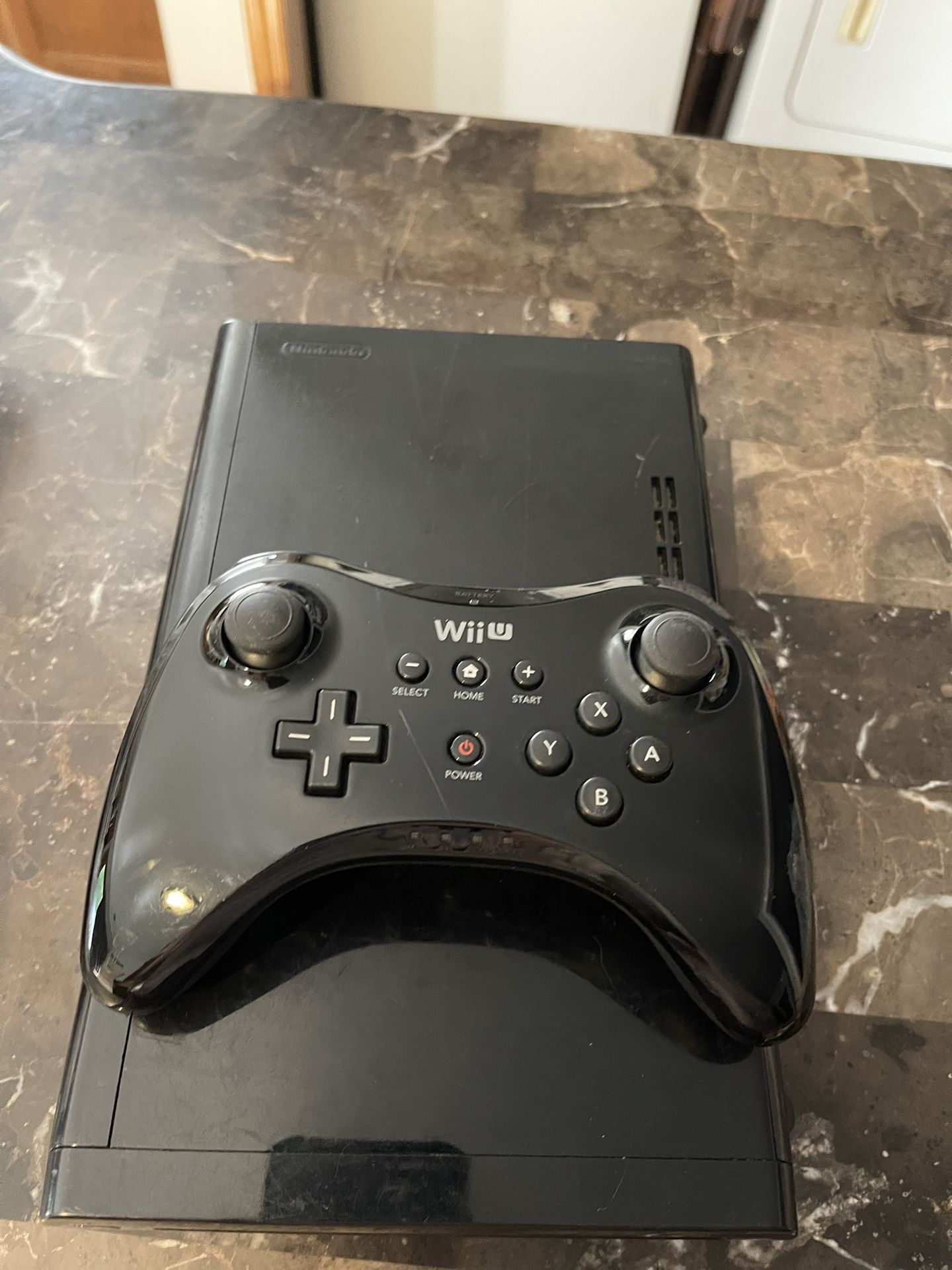 Wii U With Controller And Cords